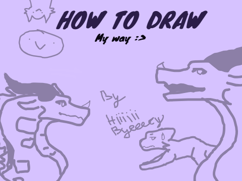 How to draw like me! 