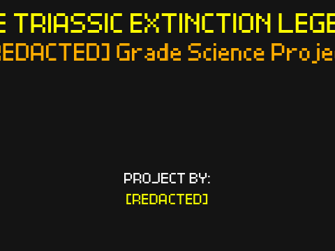 My Science Project (THE LEGEND parody))