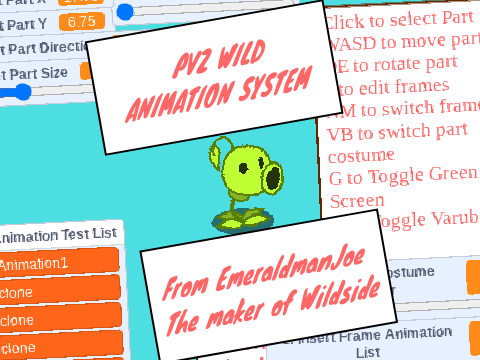 PVZ Wild animation system