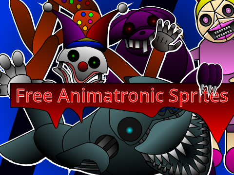Free Animatronic Sprites! .Updated