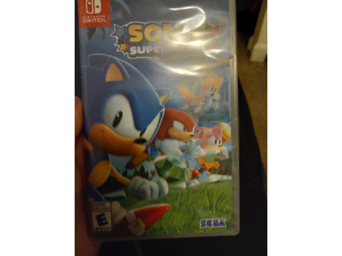 I got my actual first Sonic game I'm so happy