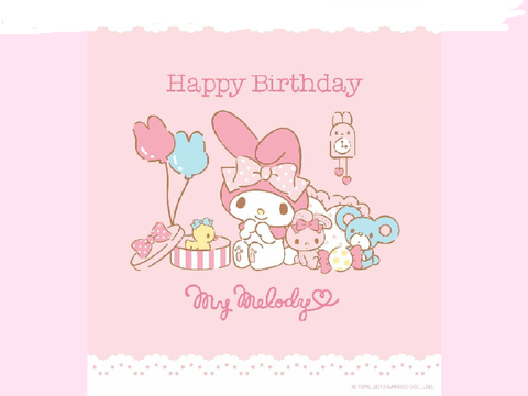 Happy Birthday My Melody 