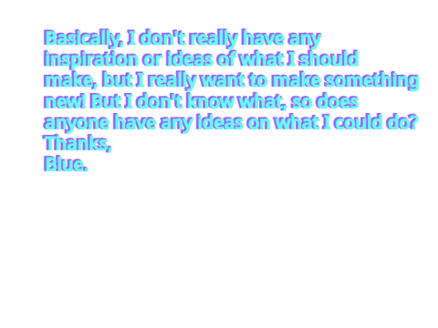 Message From Blue :)