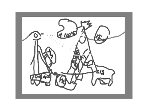 (first sketch of THE gift)
