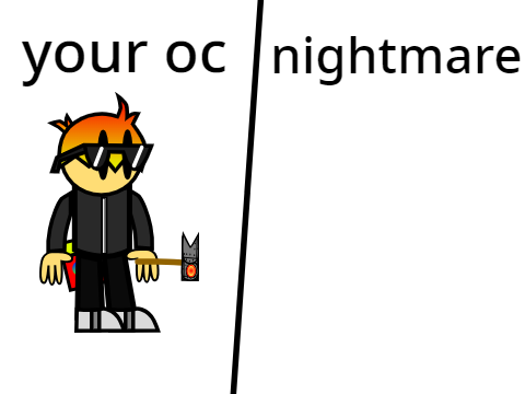 gimmie ur oc and i nightmare it remix