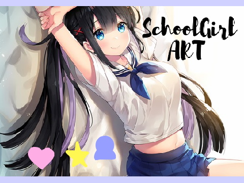 SchoolGirl Art 