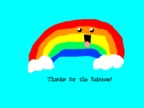 Thanks for the rainbow!