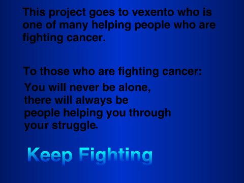 Keep fighting