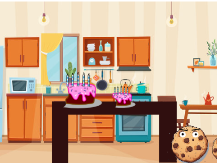 School project bunny and the three cookies