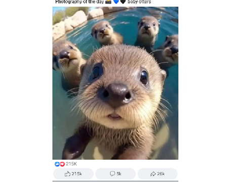 Otters be like: