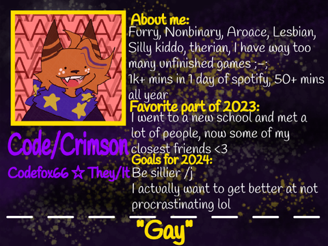 2023 Code's Yearbook Entry
