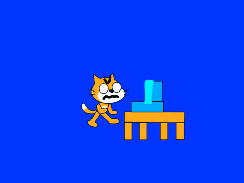 Scratch cat be like when playing fnf