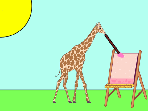 animals paint