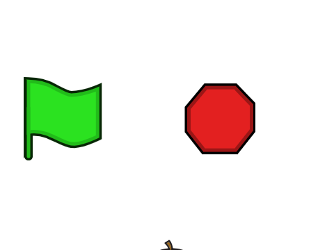 ||CONSEPT|| Start flag, Stop button clicker