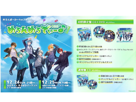 めろんぱーかー　アルバム情報！！最新