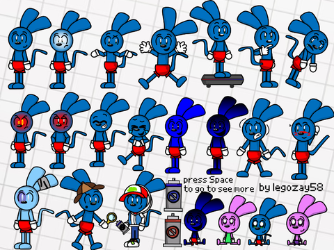 Toon Turf Sprite Sheet V3.0 [ REVAMP + Teen Sprites ]