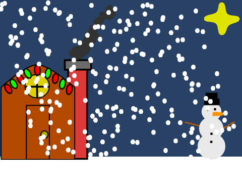 Christmas Art Project! (Night version)