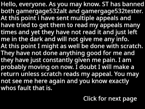 Ive had enough of the scratch team.
