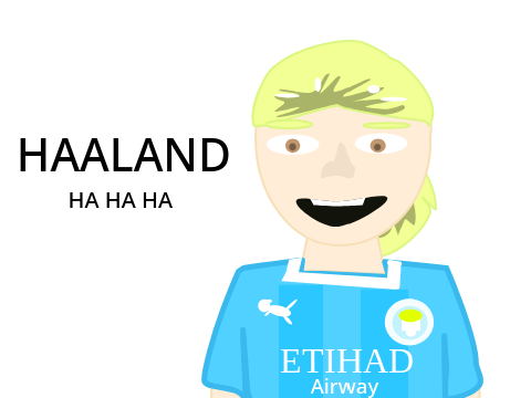 hA hA hA Haaland #9