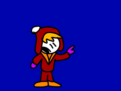 Look, Santa is leaving :D