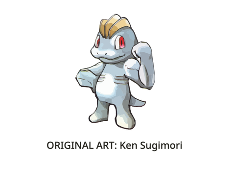 Machop, Machoke, and Machamp vectors