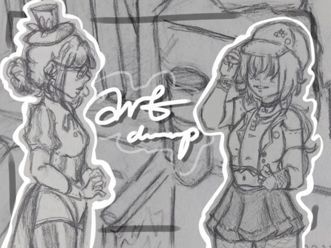 Art Dump｡+∘˚˳° // ft. traditional art