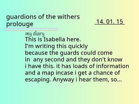 guardians of the withers- prolouge
