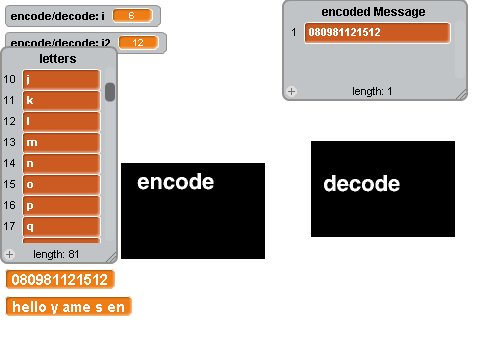 encode and decode words