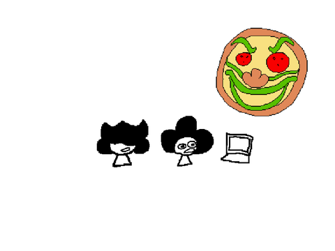 Mia and Shadow Ep:1 pizza in the towle 