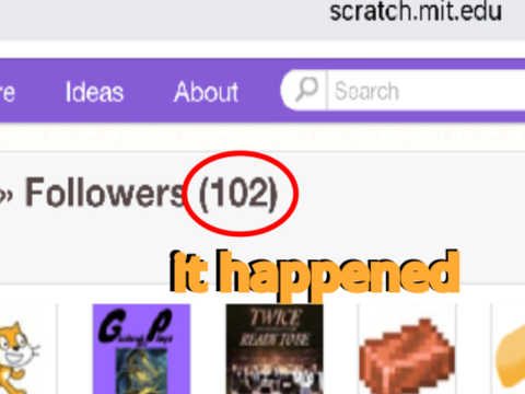 100 followers was EZ