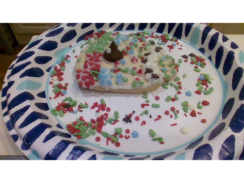 My ugly sweater cookie LOL!!!