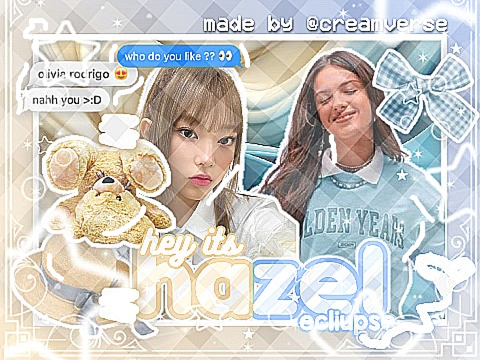 ୨— ❰❰ bce ⸝⸝ ⟡✦ ₊ ° for hazel