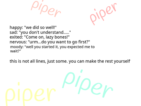piper lines