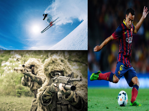 Skiing, Airsoft and Soccer!