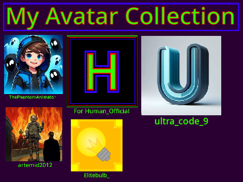 My Avatar Collection