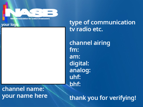 | NASB | Get your channel NASB Verified |