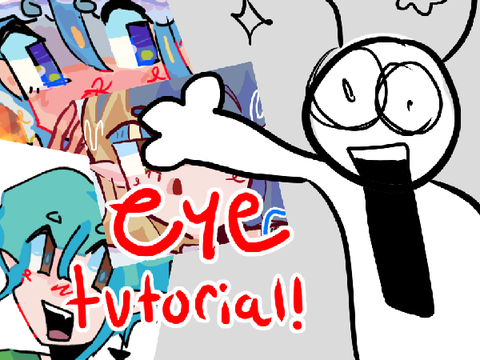 how i draw / color eyes ... a tutorial