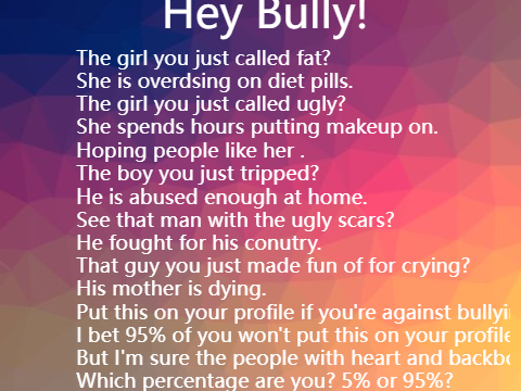 Remix this if you are against bullying remix remix remix remix remix