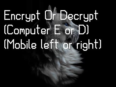 Encrypt / Decrypt