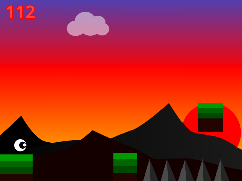 sunset a platformer