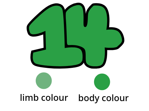 fourteen asset + colour schemes