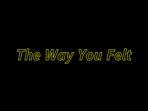The Way You Felt