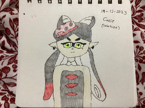I drew Callie From Splatoon 