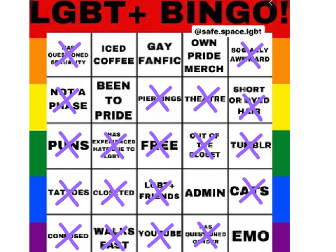 Lgbtq+ Bingo!