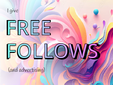 ✨ Free follows + Advertising ✨