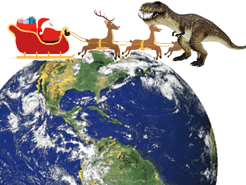 scratch show santa dino remix