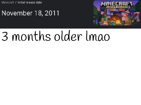 remix if you're older than minecraft remix