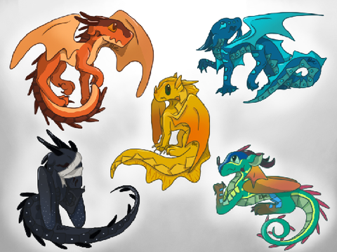 Wings of Fire Art!