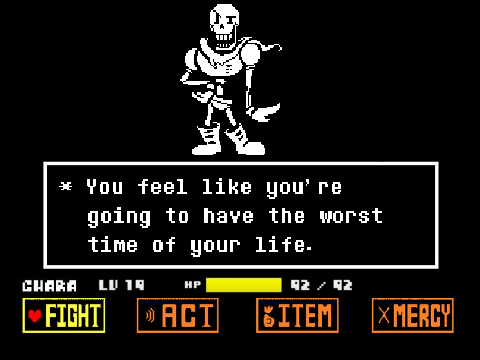 UNDERTALE: Genocide Papyrus AU "Animation"