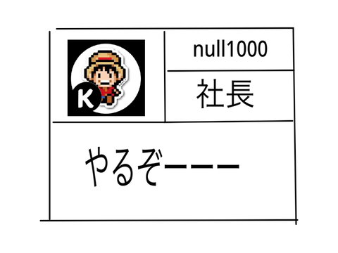 株式会社スクラッチ　社員証　null1000